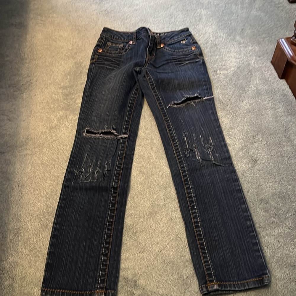 Justice Distressed Jeans. - Picture 2 of 8